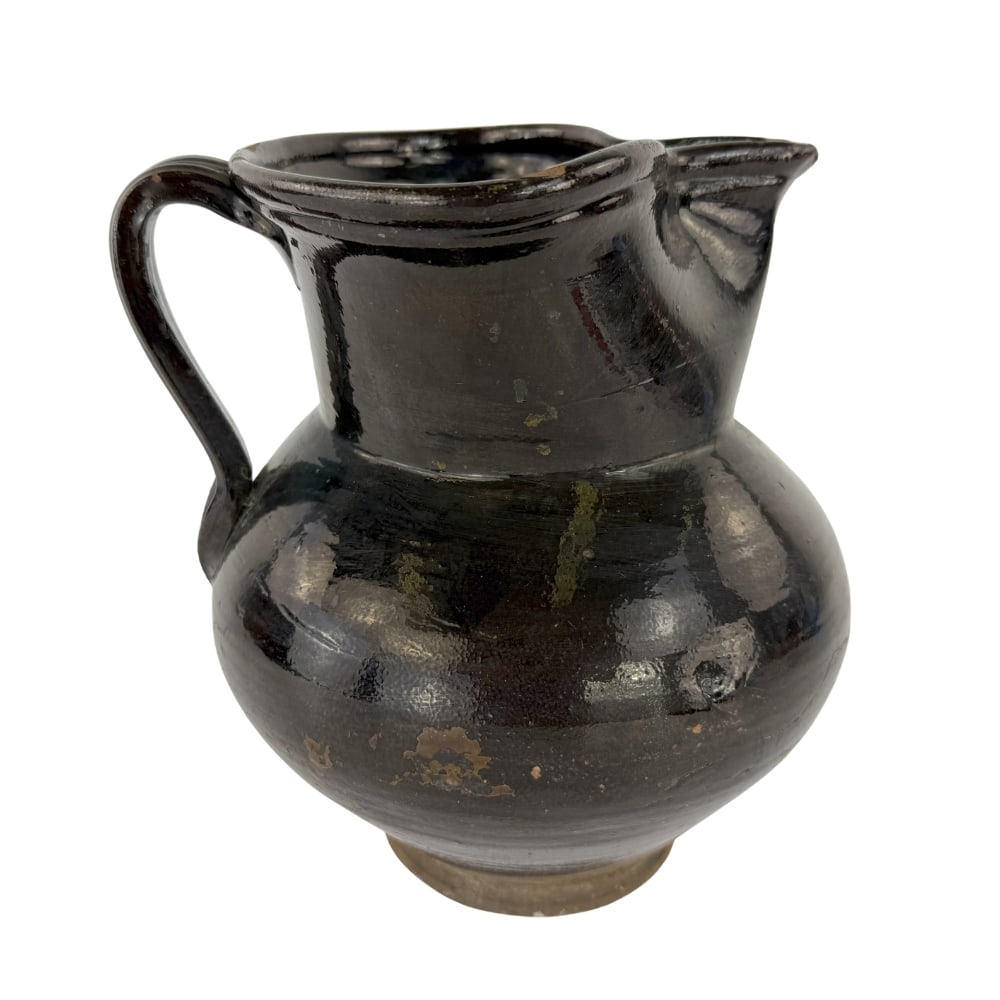 FRENCH POTTERY PITCHER (1 of 9)