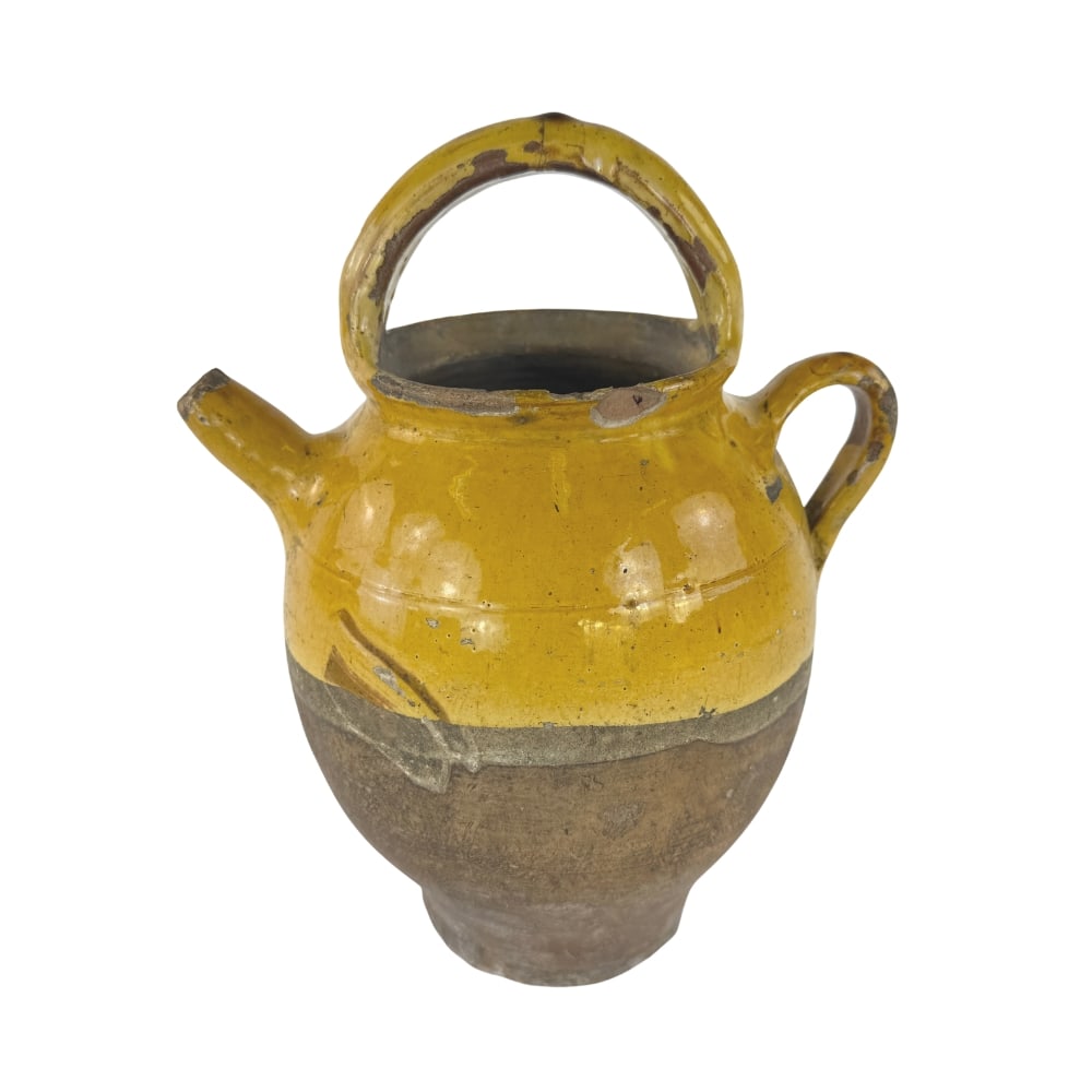 FRENCH CERAMIC WATER PITCHER (1 of 9)