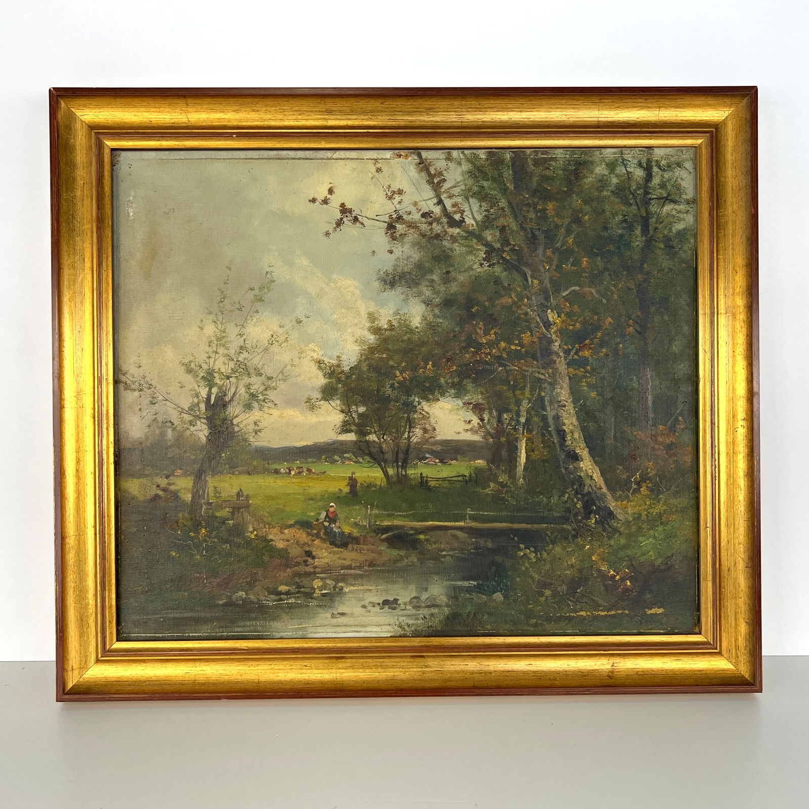 OIL ON CANVAS PAINTING, SIGNED (1 of 7)