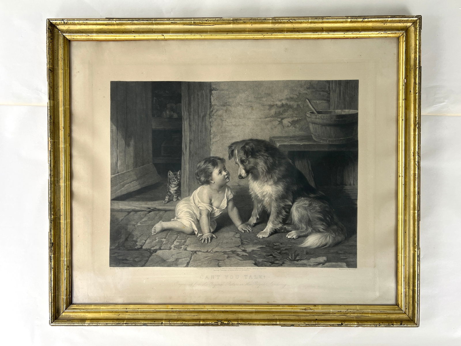 “CAN’T YOU TALK?? LITHOGRAPH (1 of 7)