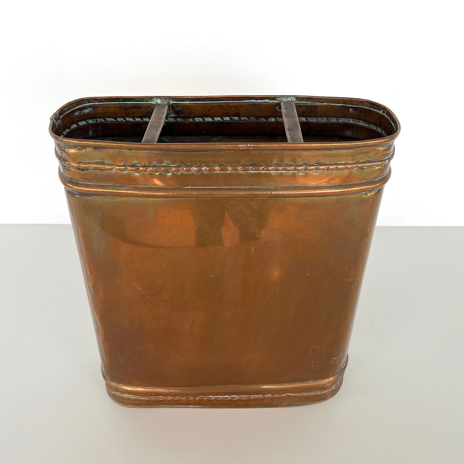 ANTIQUE COPPER UMBRELLA STAND (1 of 8)