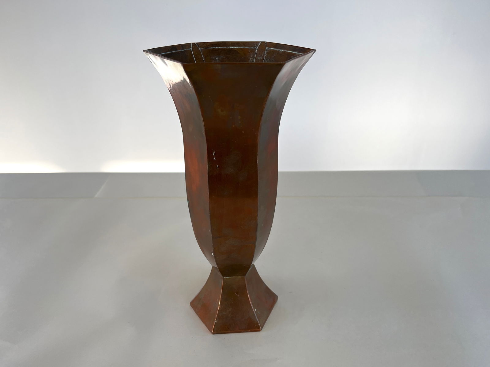 ANTIQUE COPPER BRASS VASE (1 of 7)