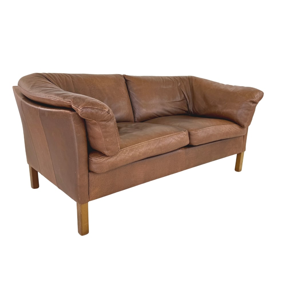 MOGENS HANSEN MH535 LEATHER SOFA, 1970s (1 of 17)