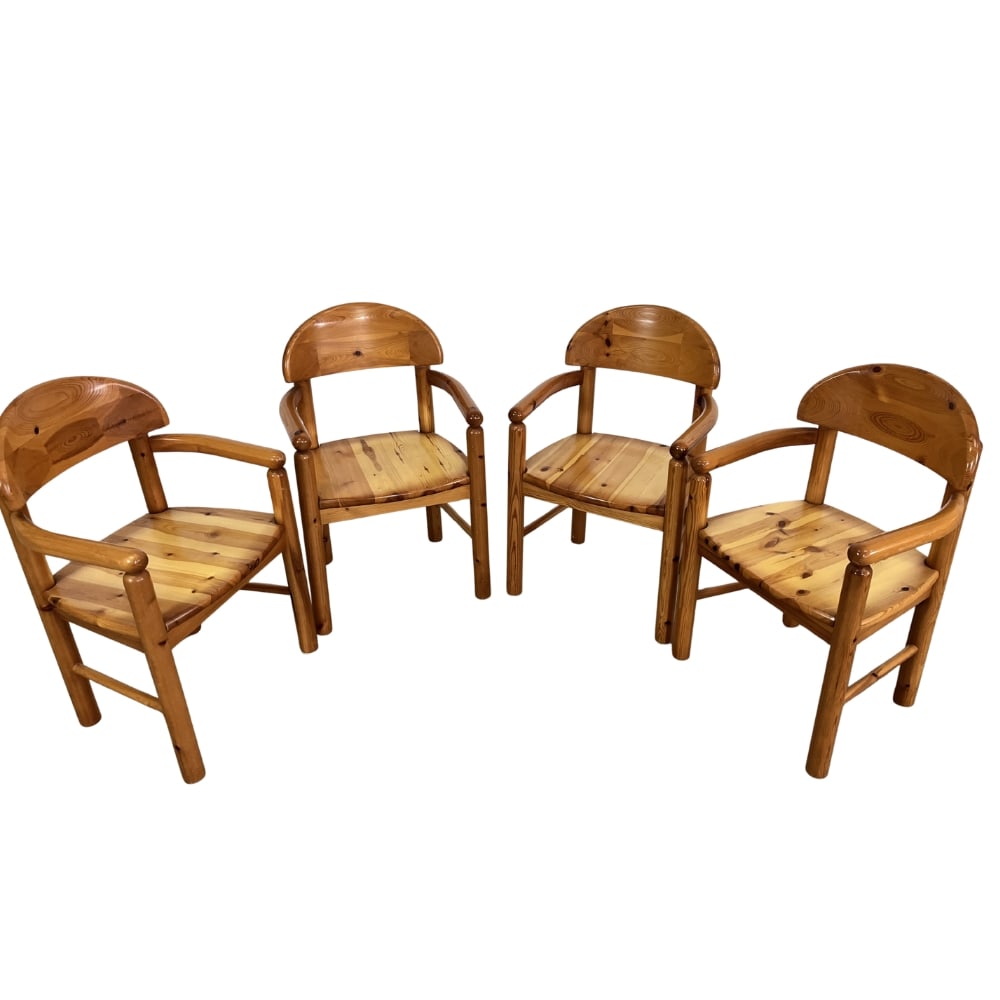 (4) RAINER DAUMILLER PINE DINING CHAIRS (1 of 7)
