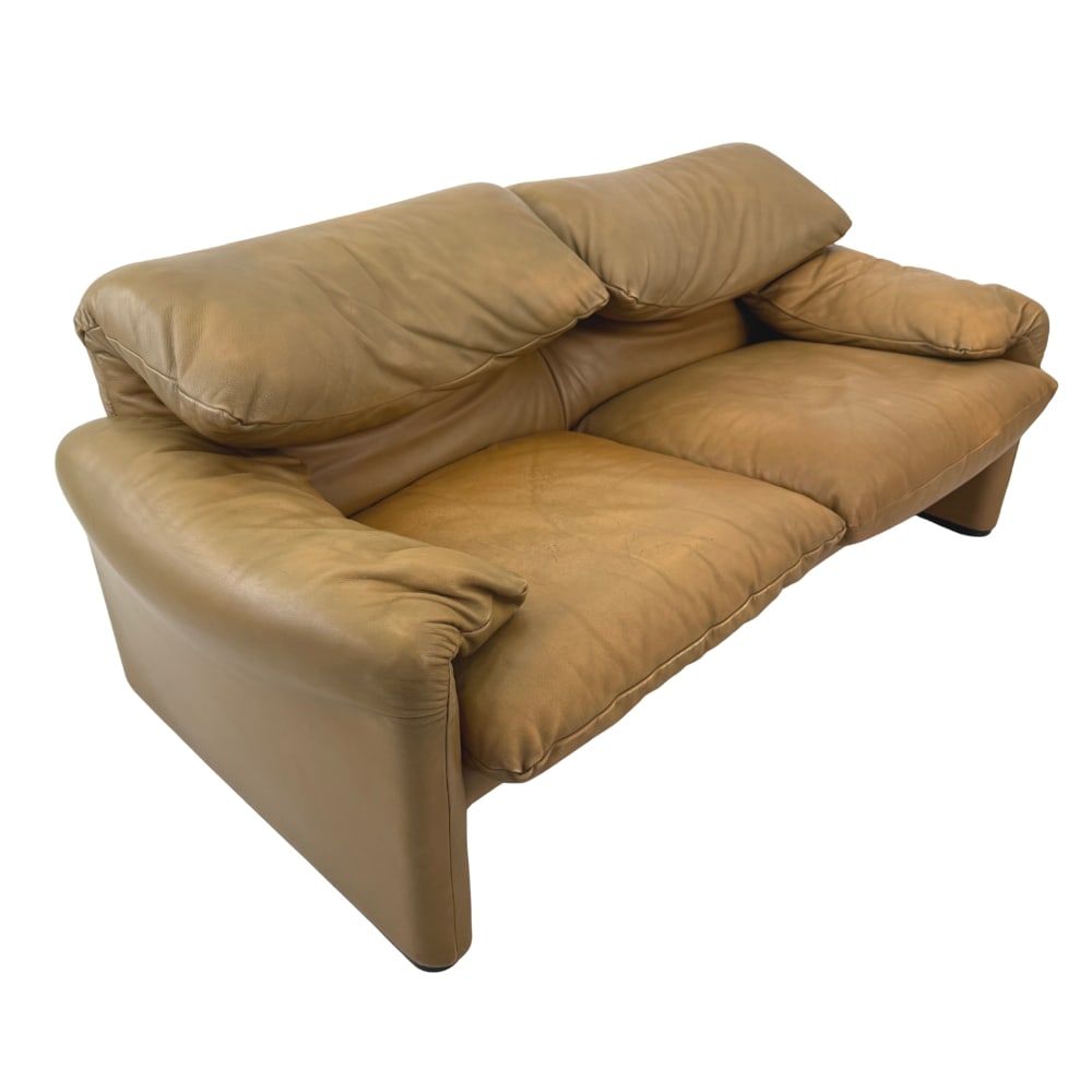 MARALUNGA SOFA AND OTTOMAN BY VICO MAGISTRETTI FOR CASSINA, 1970s (1 of 20)