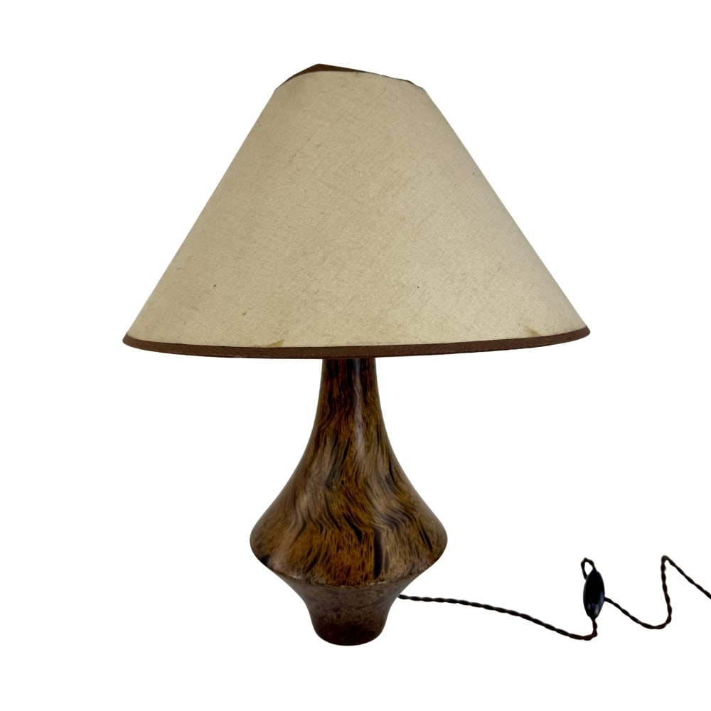 VINTAGE WOODEN TABLE LAMP (1 of 7)