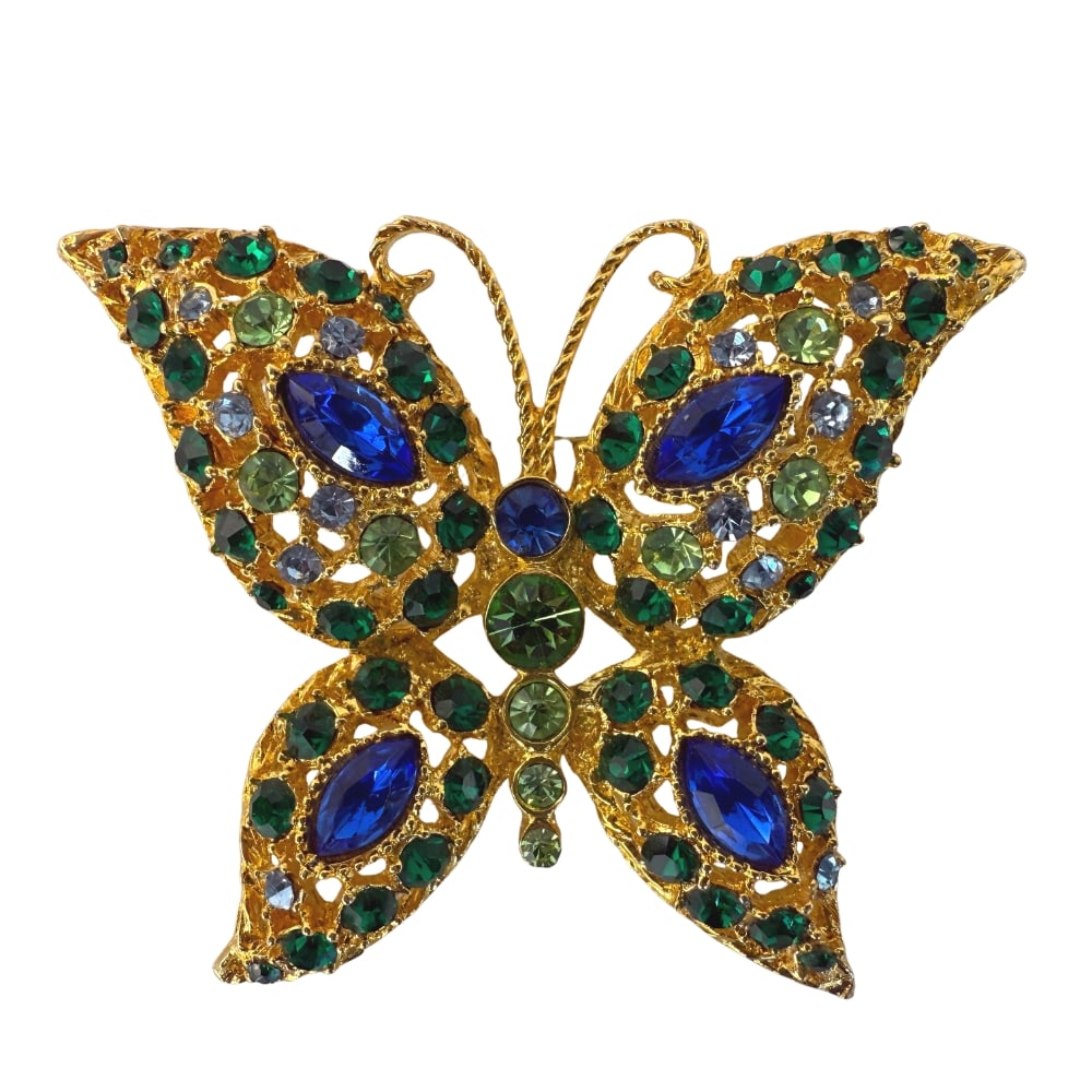 KENNETH JAY LANE BUTTERFLY BROOCH (1 of 5)