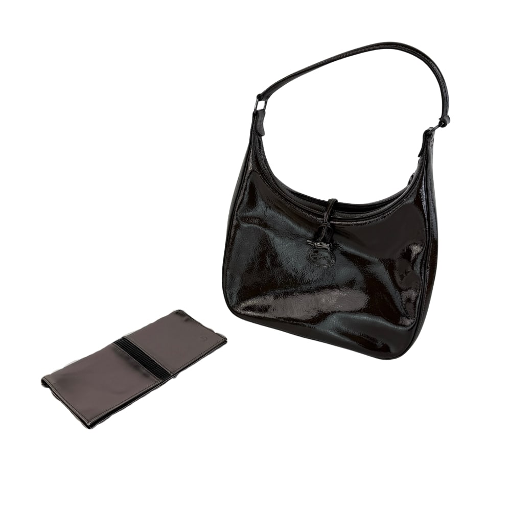 LOMGCHAMP PARIS LEATHER HOBO BAG WITH WALLET (1 of 14)