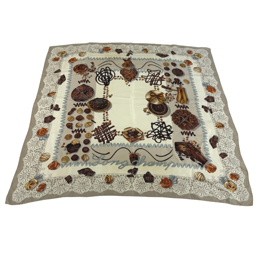 LONG CHAMP SILK SCARF (1 of 6)