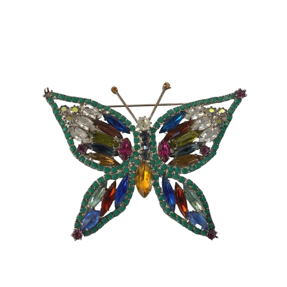 KENNETH JAY LANE BUTTERFLY BROOCH (1 of 5)