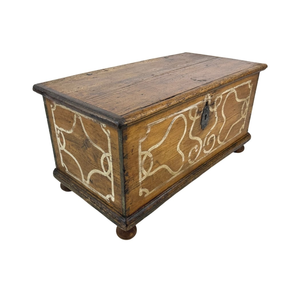 ANTIQUE PINE BLANKET CHEST (1 of 14)