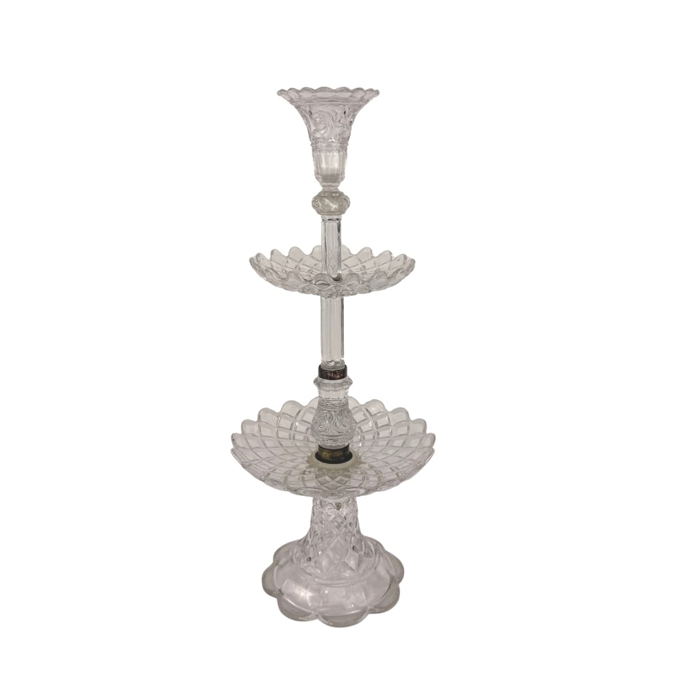 19c BACCARAT CRYSTAL DESSERT STAND (1 of 8)