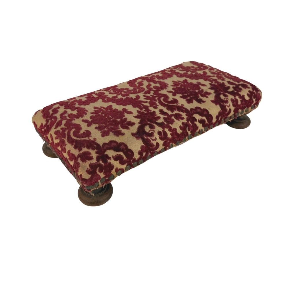 ANTIQUE FRENCH FOOT STOOL (1 of 7)