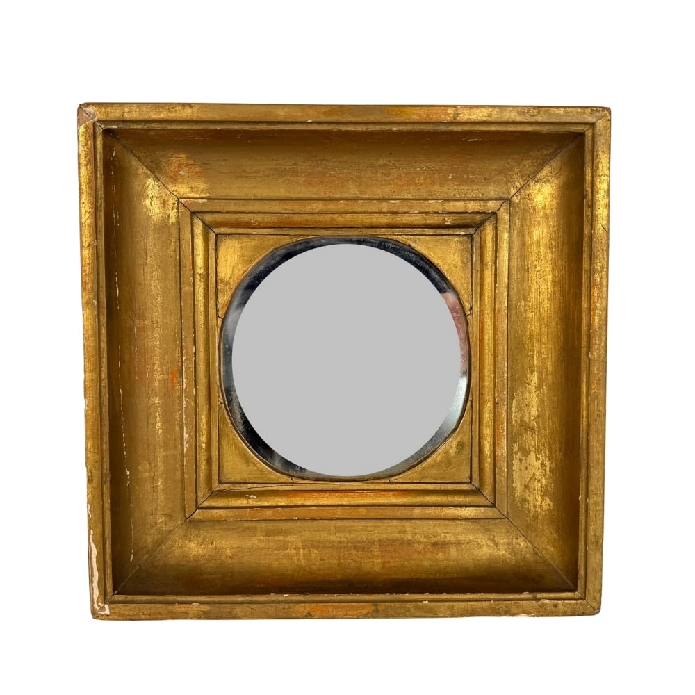 ANTIQUE GILD WOOD MIRROR (1 of 8)