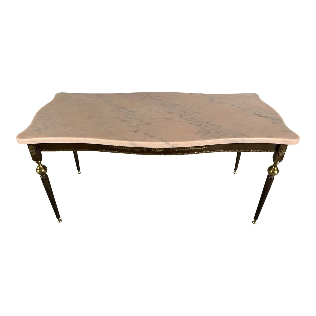 FRENCH NEOCLASSICAL MARBLE TOP COFFEE TABLE (1 of 12)