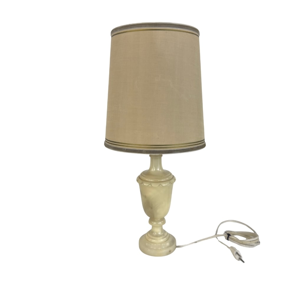 FRENCH ALABASTER TABLE LAMP (1 of 8)