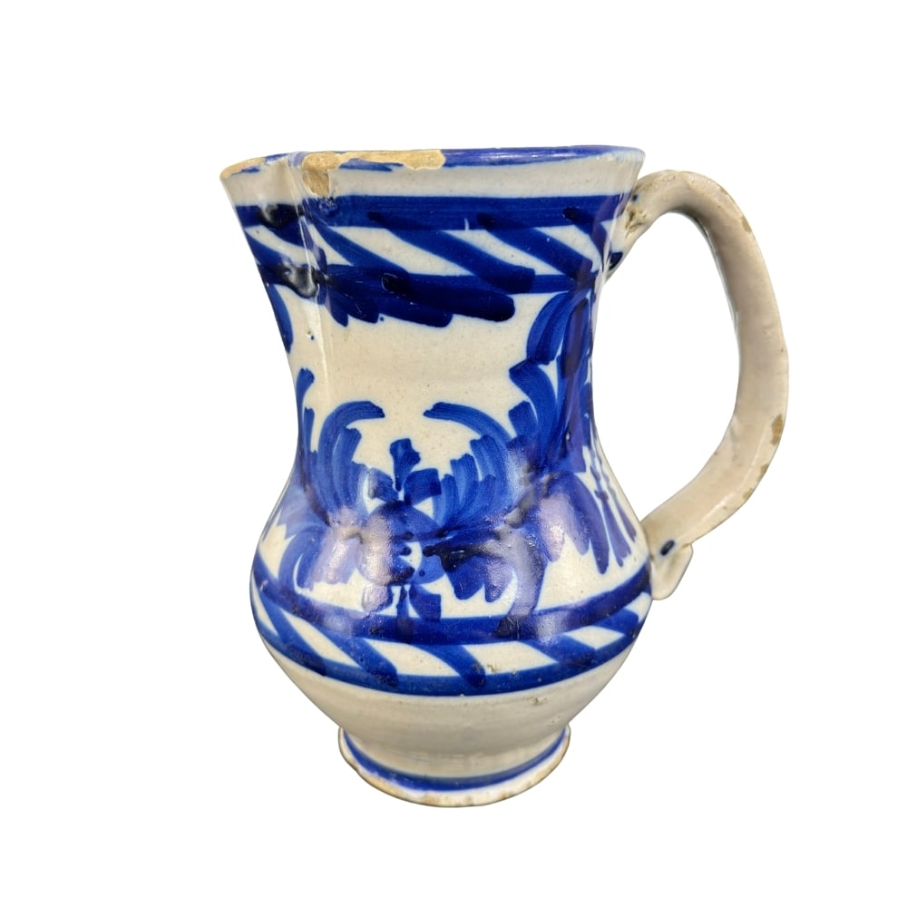 ANTIQUE HAND PAINTED JUG (1 of 7)