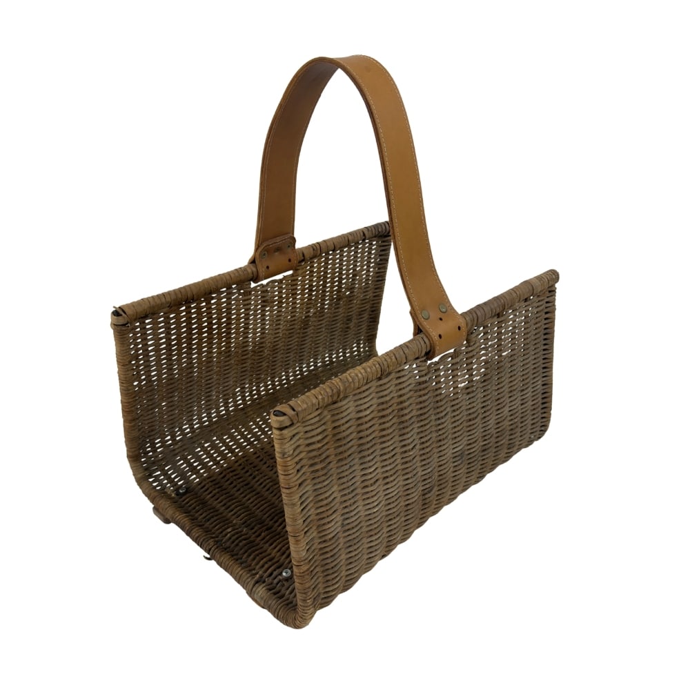 WOVEN RATTAN FIREWOOD BASKET (1 of 8)