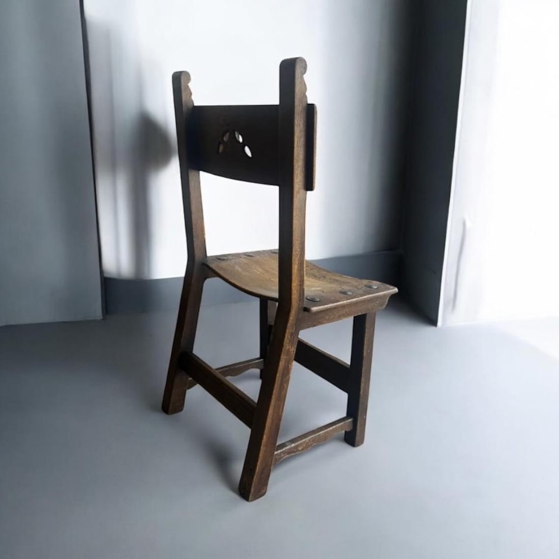 (6) VINTAGE BRUTALIST DINING CHAIRS - 5