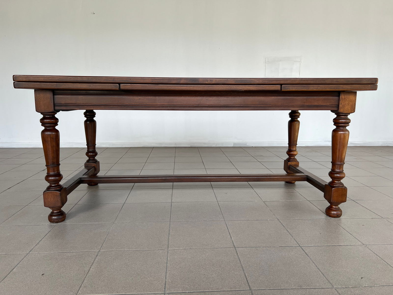 FRENCH REFECTORY EXTENDABLE DINING TABLE - 2