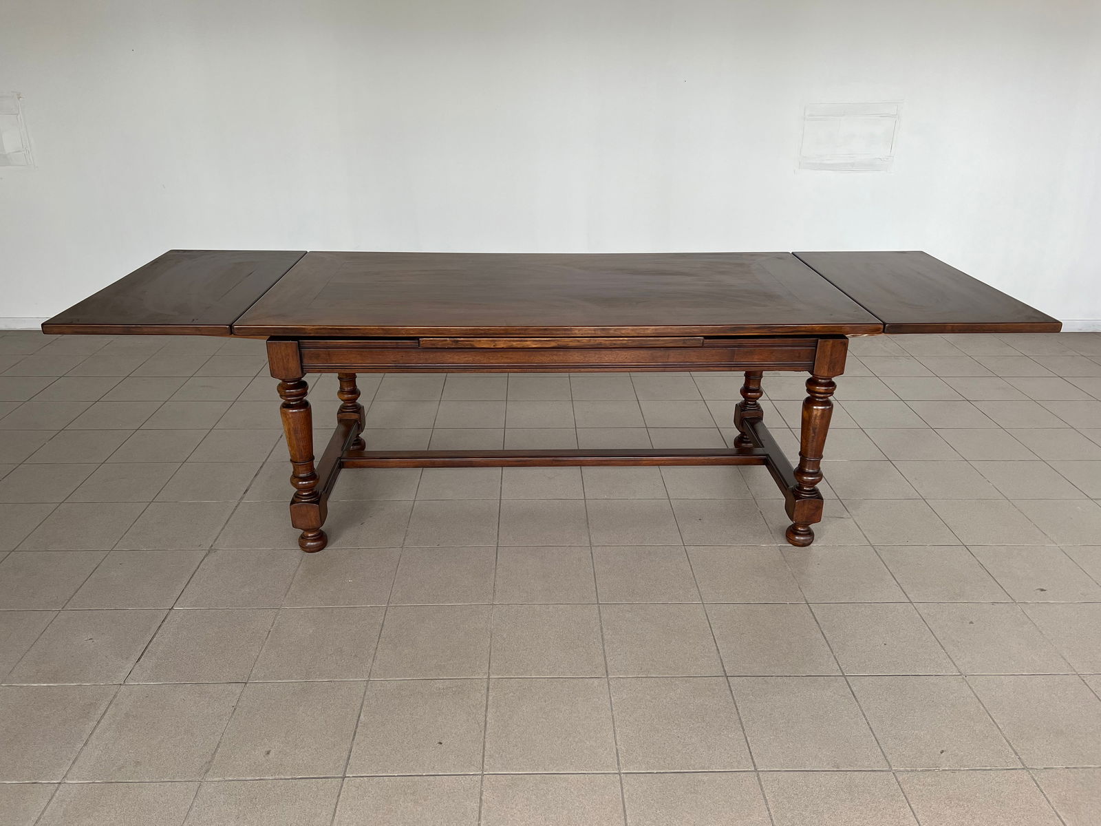 FRENCH REFECTORY EXTENDABLE DINING TABLE - 5