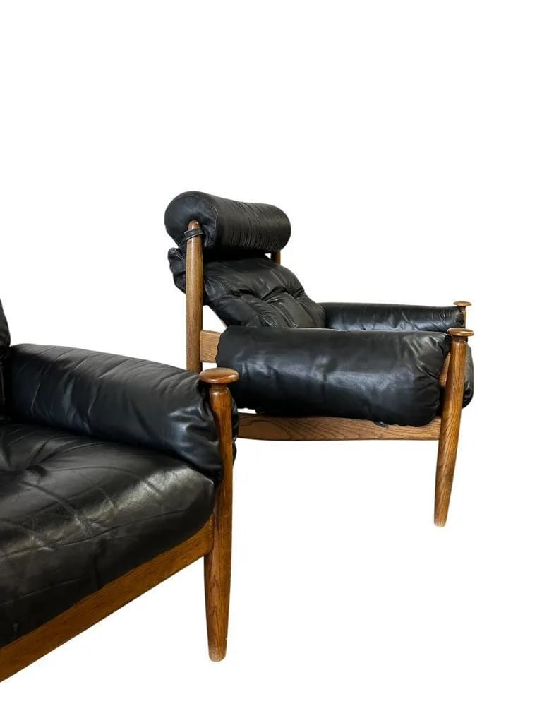 SWEDISH ARMCHAIRS BY ERIC MERTHEN, A PAIR - 5