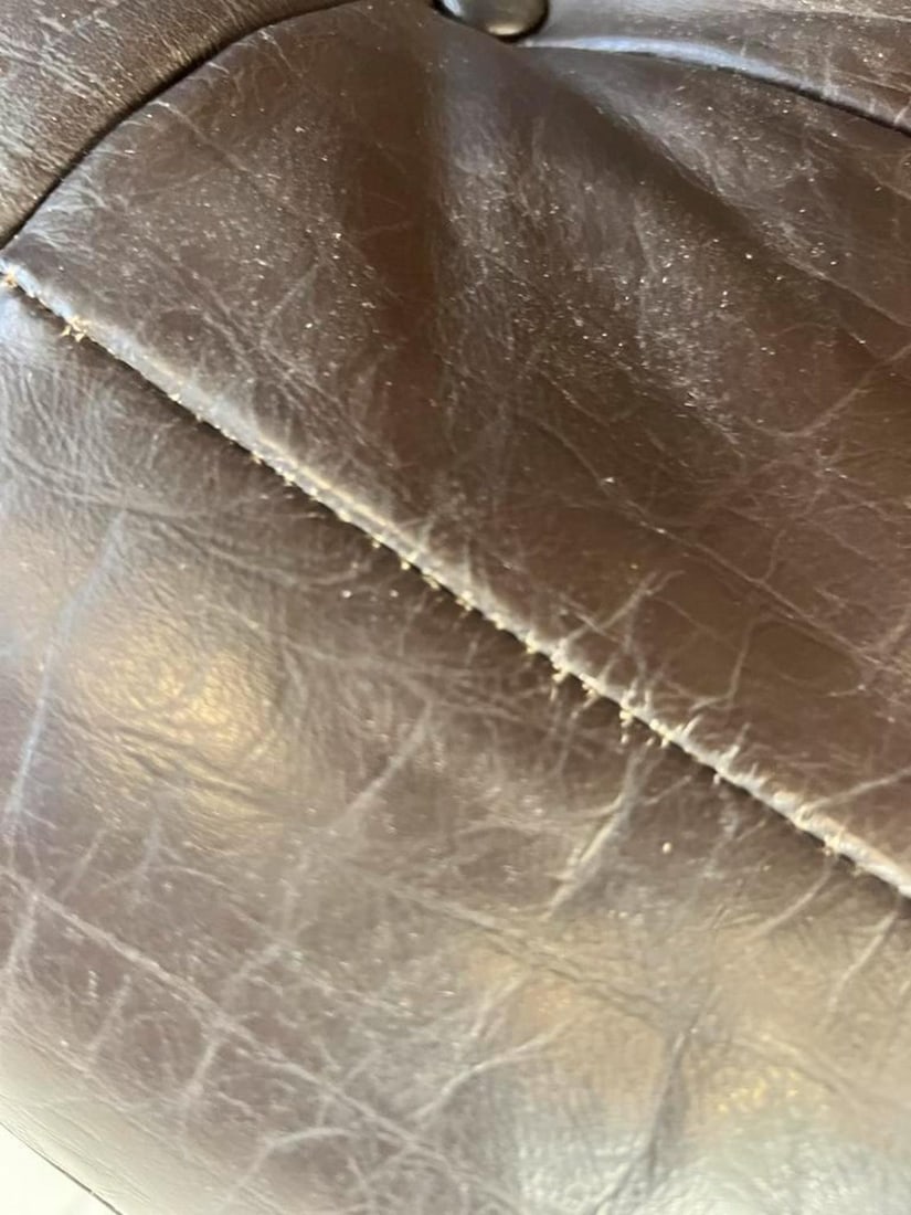 VINTAGE LEATHER PATCHWORK MODULAR SOFA - 7