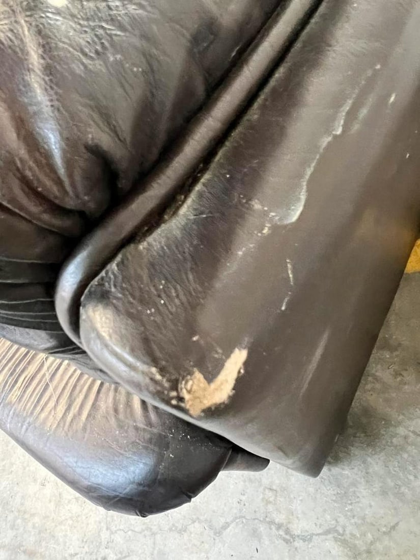 VINTAGE LEATHER PATCHWORK MODULAR SOFA - 8