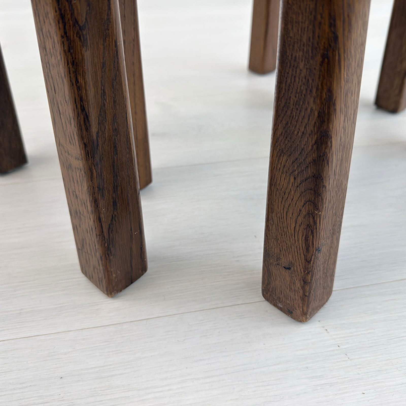 BRUTALIST NESTING TABLES, A PAIR - 9