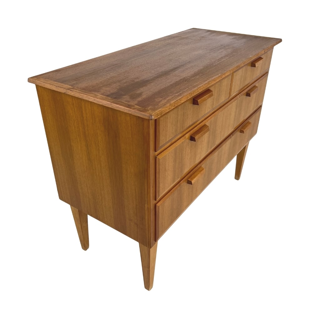 VINTAGE SCANDINAVIAN TEAK CHEST OF DRAWERS (1 of 14)