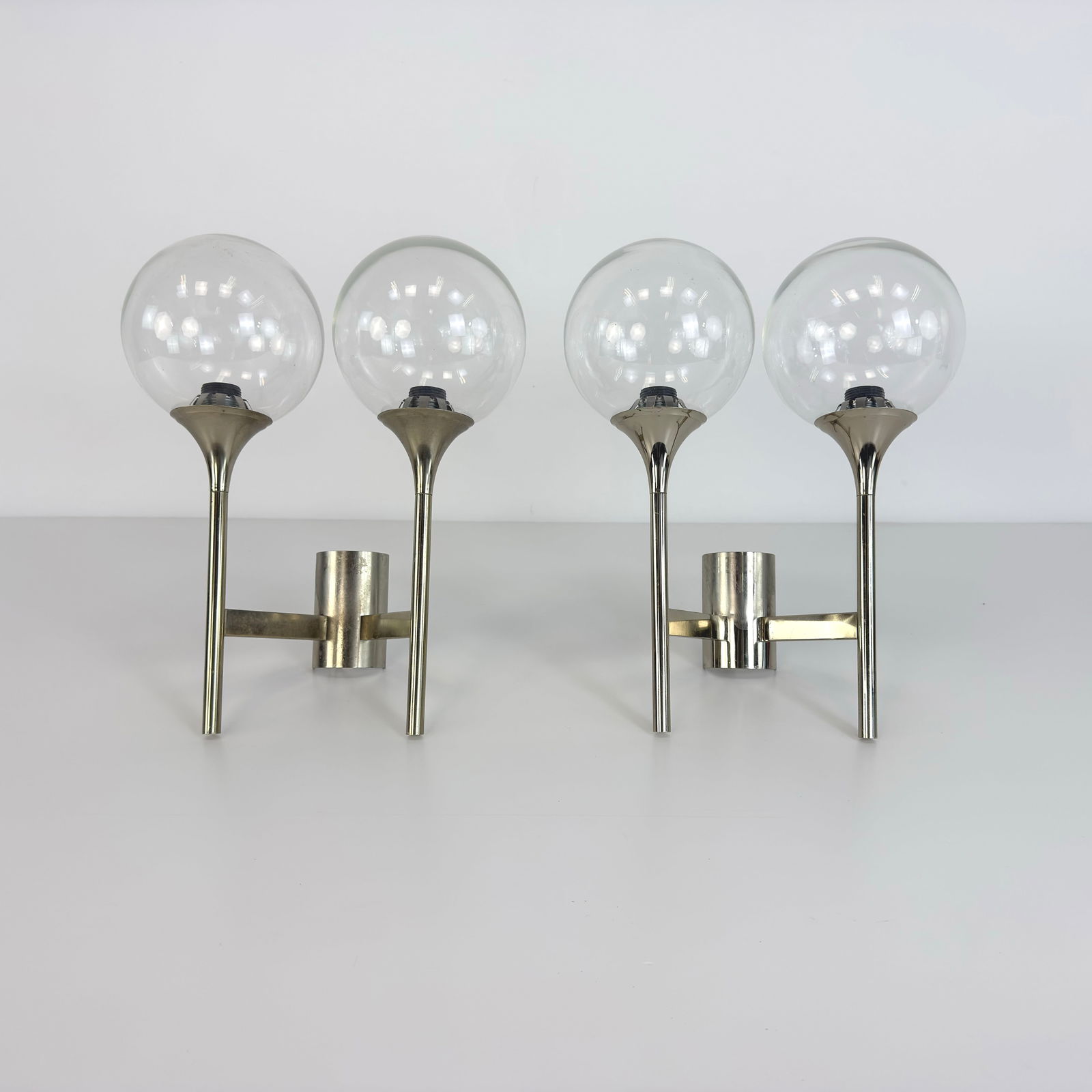 SPUTNIK WALL SCONCES, A PAIR - 2