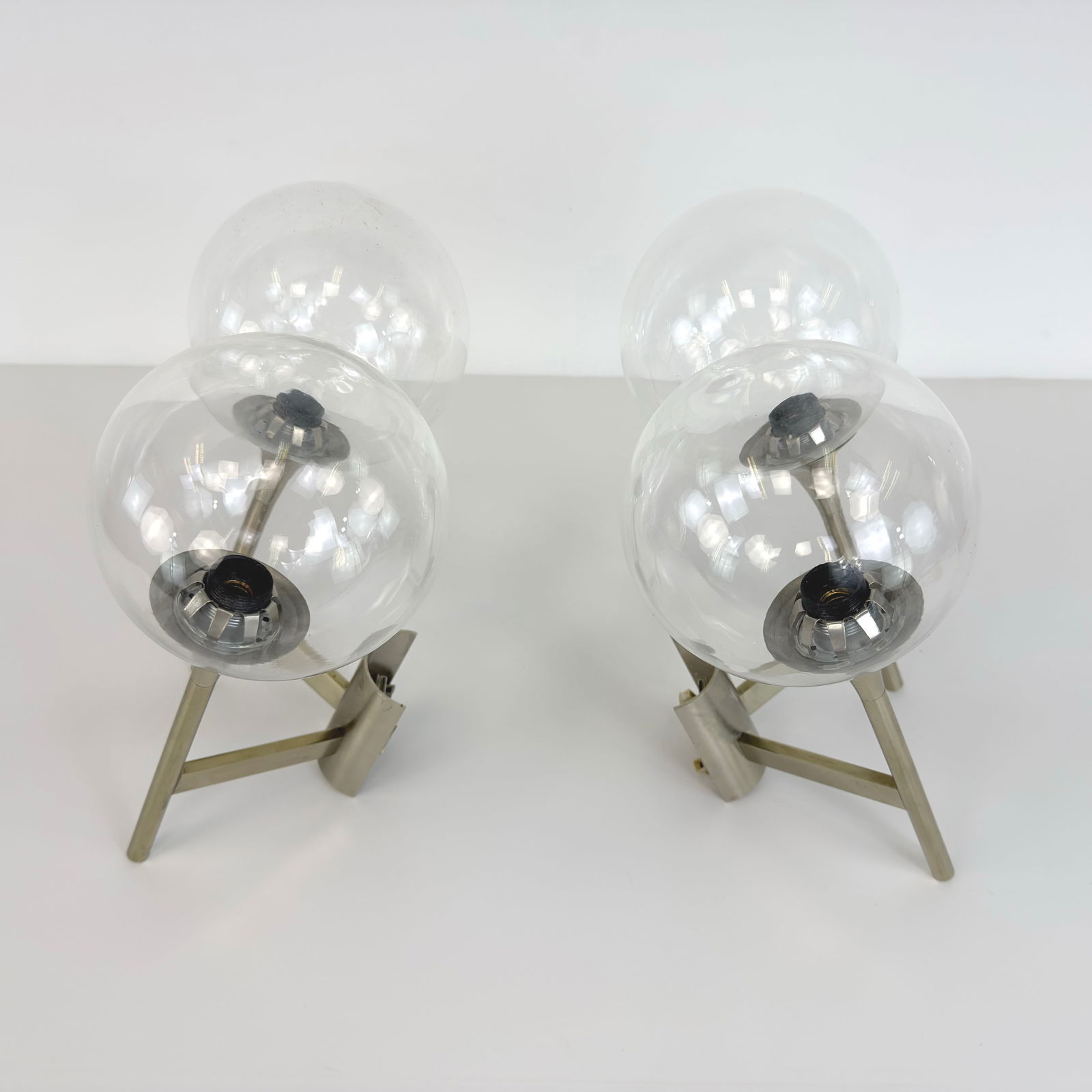 SPUTNIK WALL SCONCES, A PAIR - 4