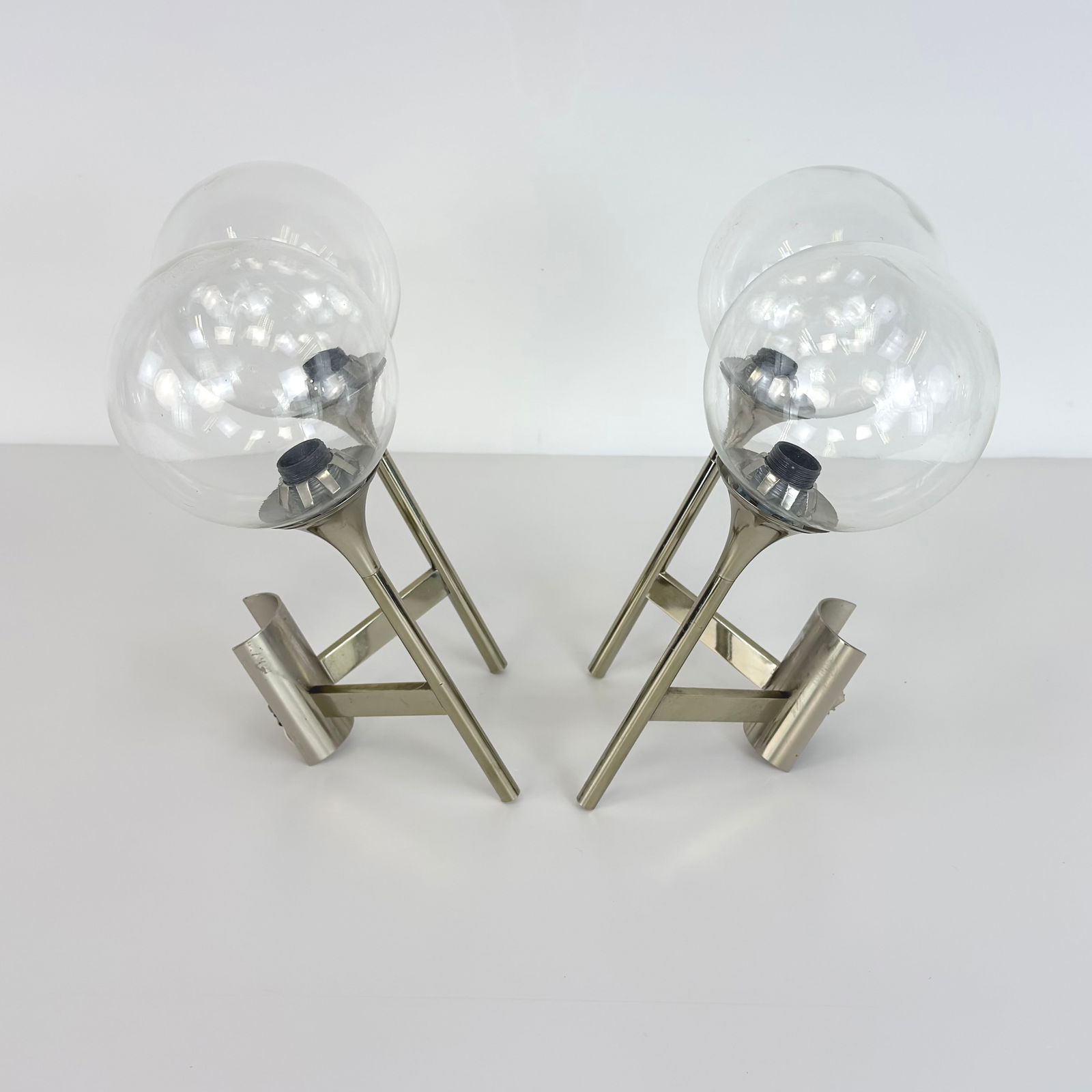 SPUTNIK WALL SCONCES, A PAIR - 6