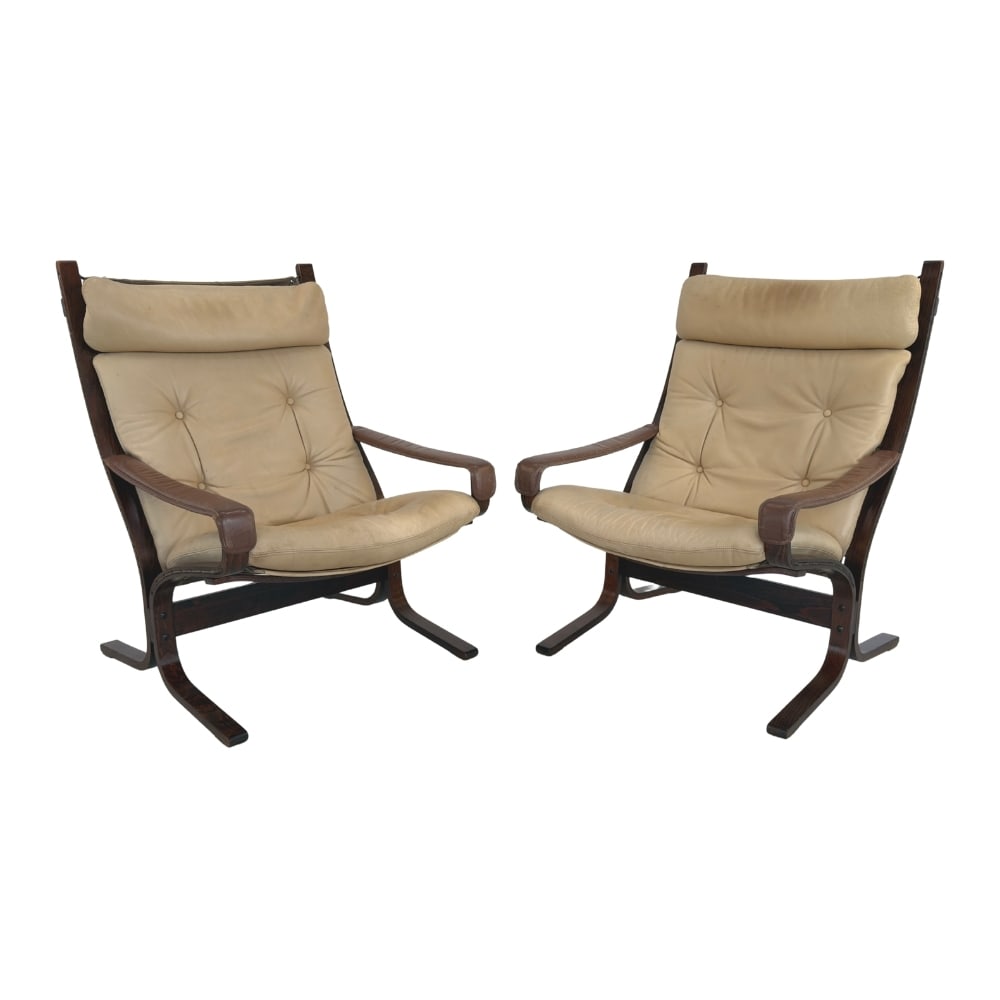 INGMAR RELLING LOUNGE CHAIRS, A PAIR (1 of 15)