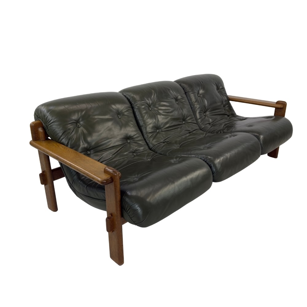 LEATHER SOFA MANNER OF ESKO PAJAMIES (1 of 13)
