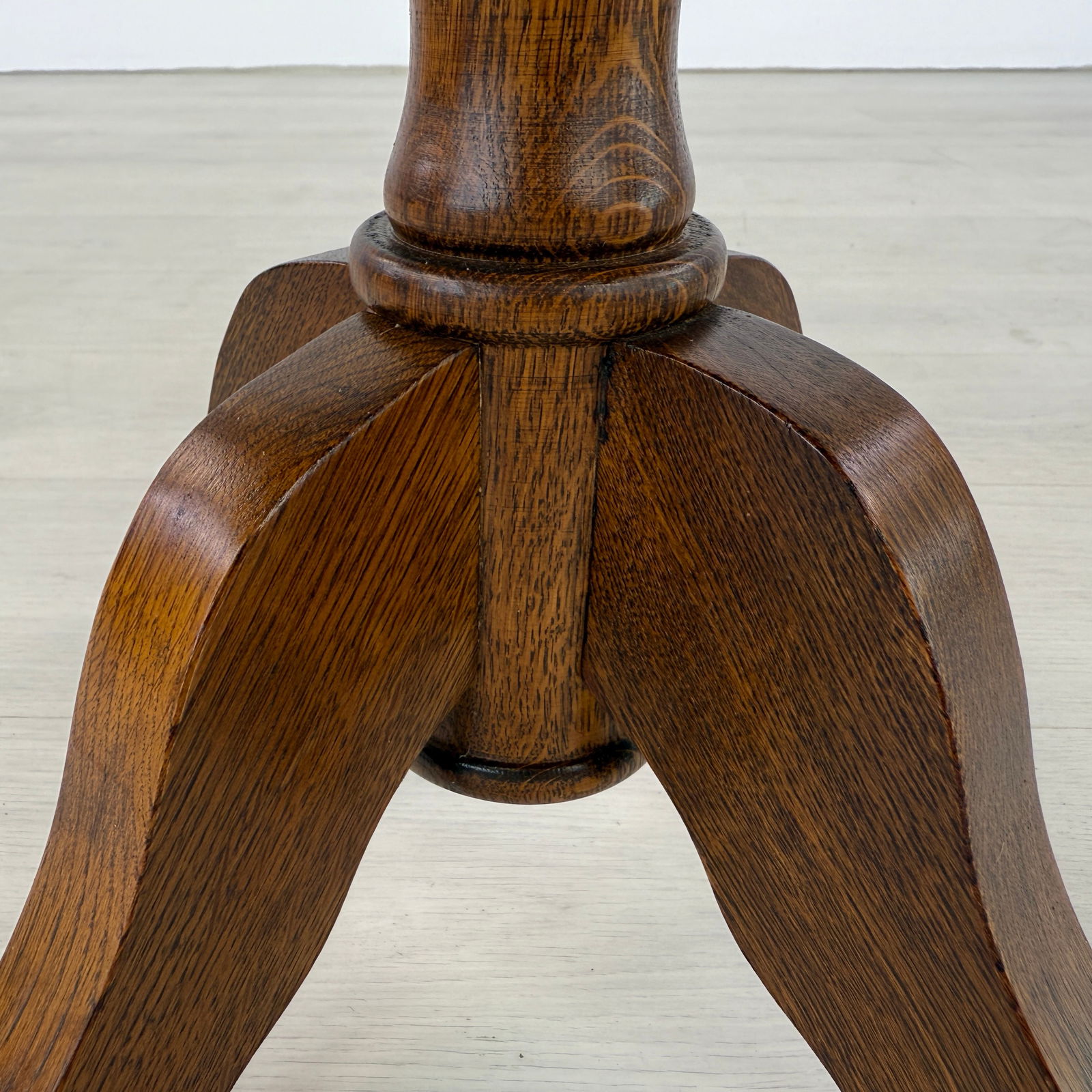 OAK OCTAGONAL SIDE TABLE - 8