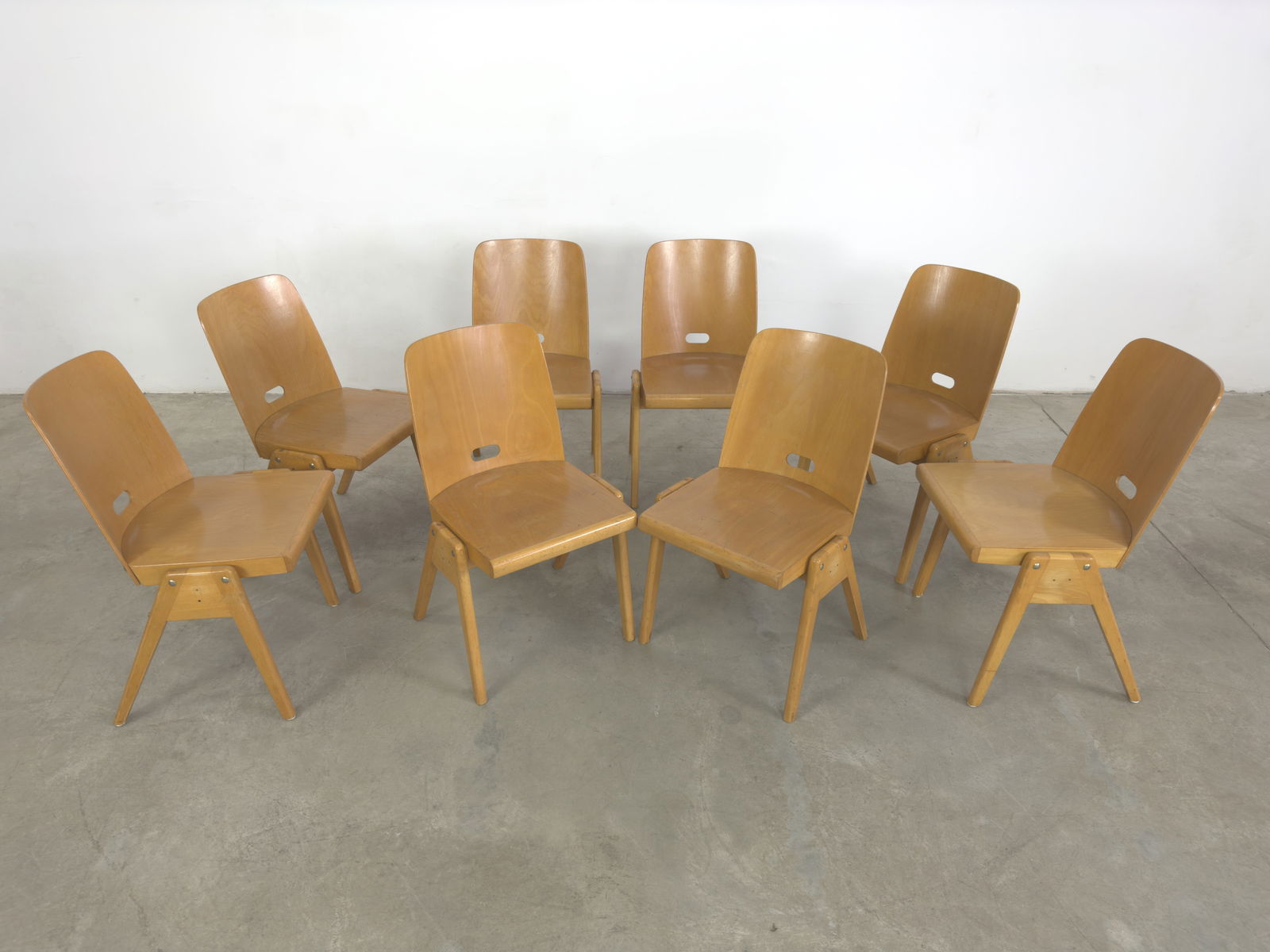 (8) STACKABLE CHAIRS BY CASSALA - 2