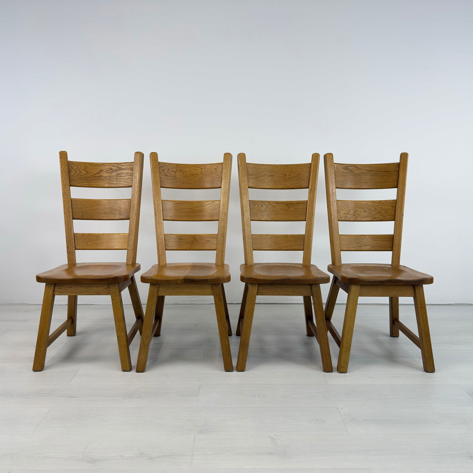 (4) RUSTIC DINING CHAIRS - 2