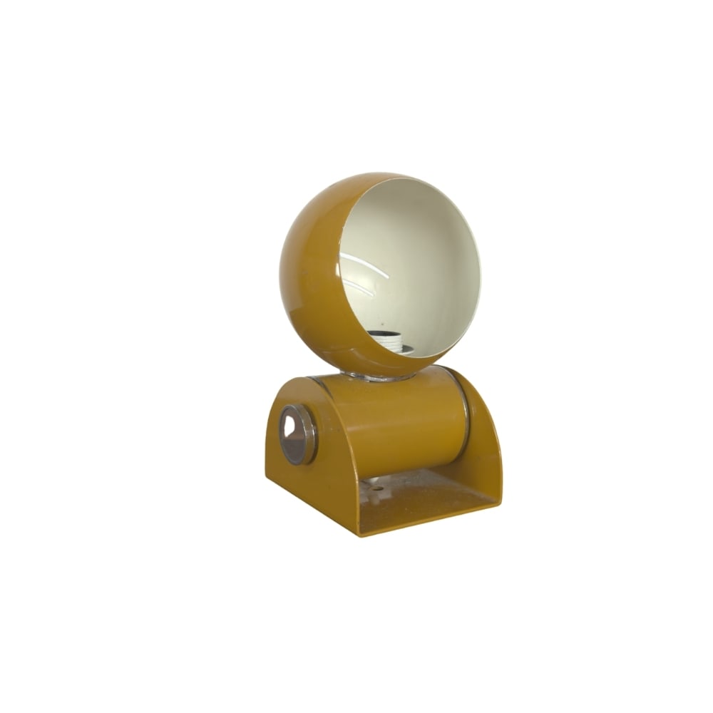 DESK LAMP BY ENRICO TRONCONI FOR TRONCONI, 1960s: Dimensions: H 7.8" x W 4.7". Vintage eyeball desk lamp designed by Enrico Tronconi for Tronconi.