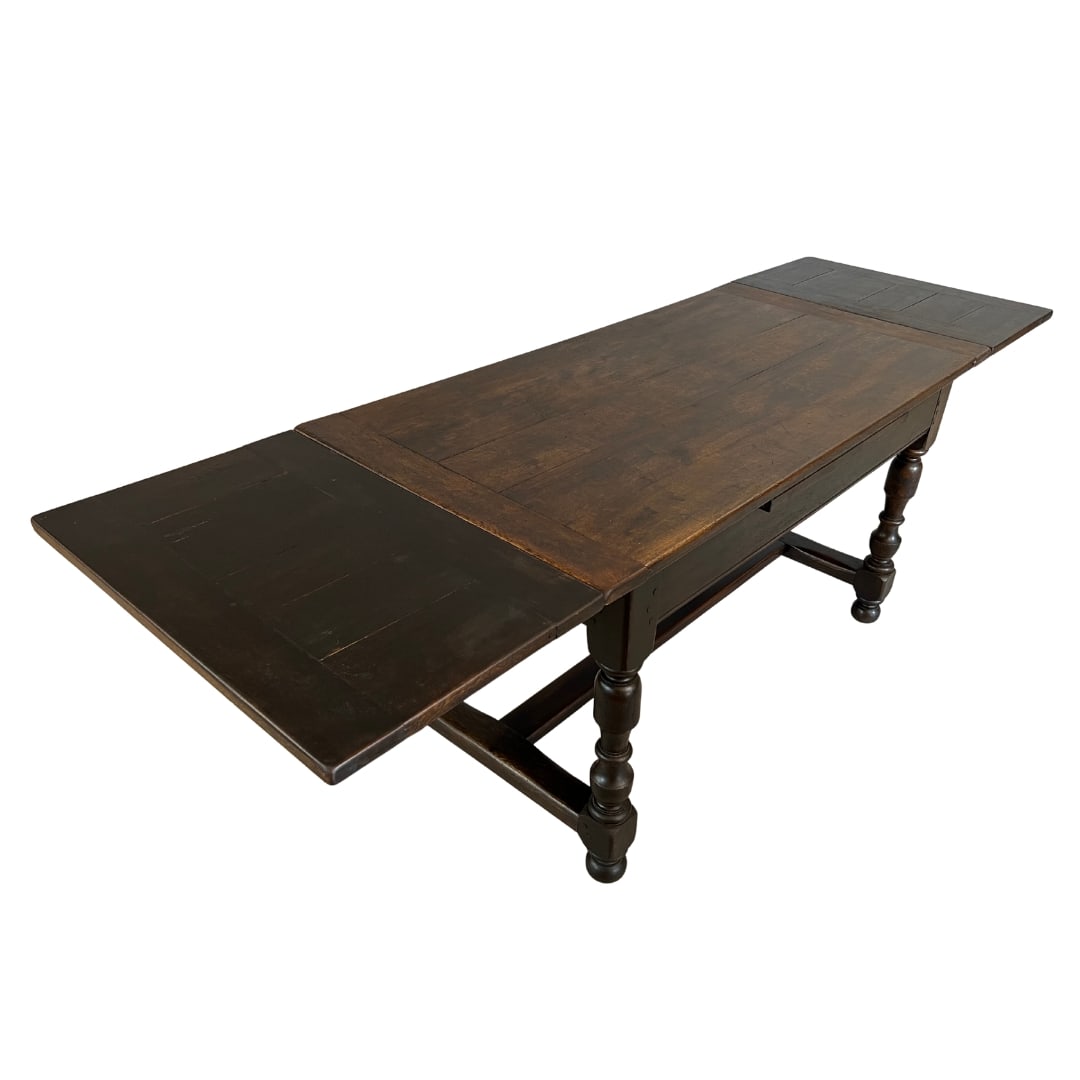 VINTAGE FARMHOUSE EXTENDABLE DINING TABLE (1 of 12)