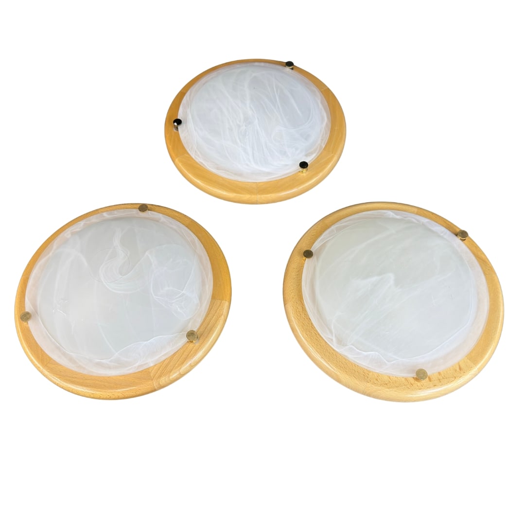 (3) ITALIAN SCONCES OR CEILING LIGHTS (1 of 7)