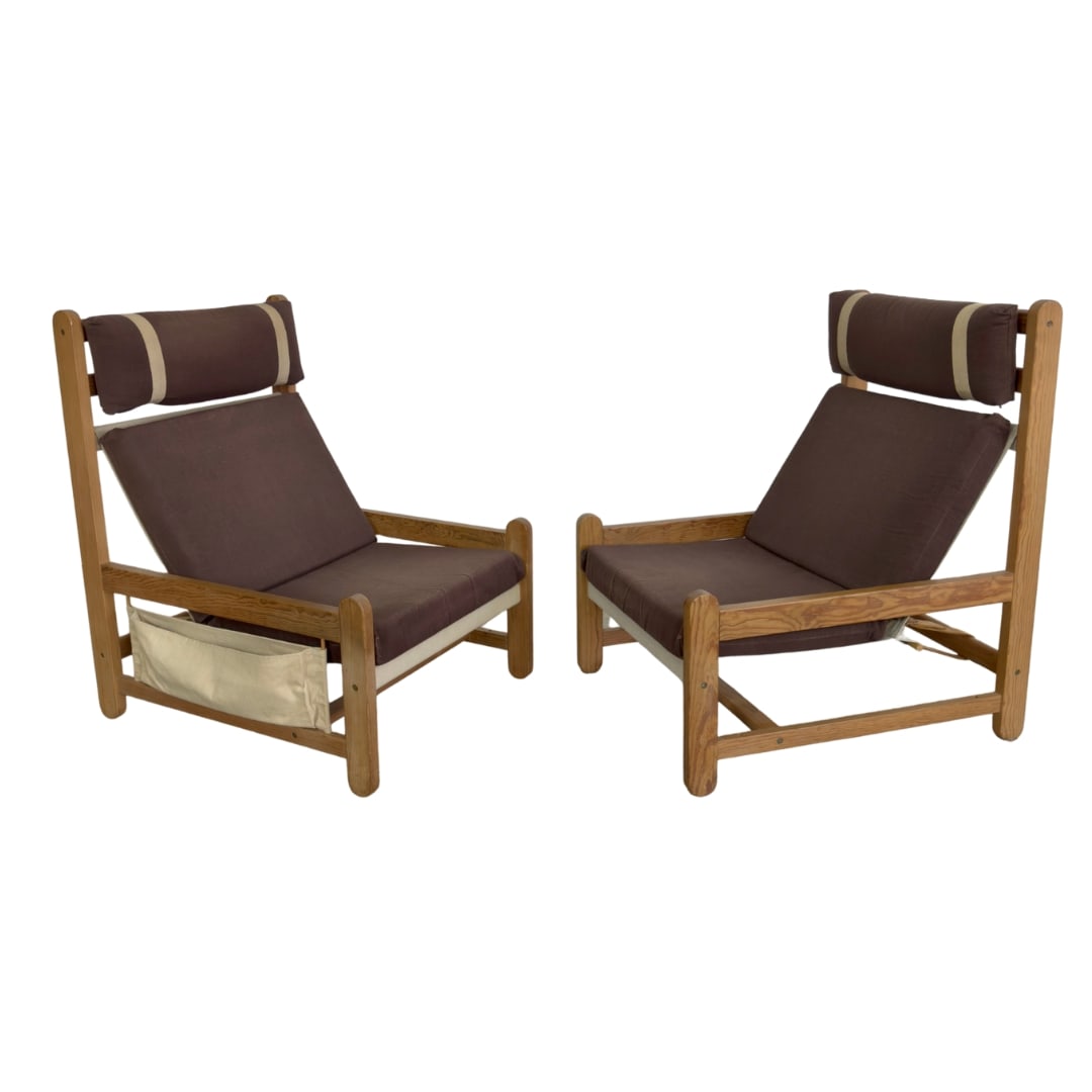 DANISH LOUNGE CHAIRS BY NIELS EILERSEN, A PAIR (1 of 10)