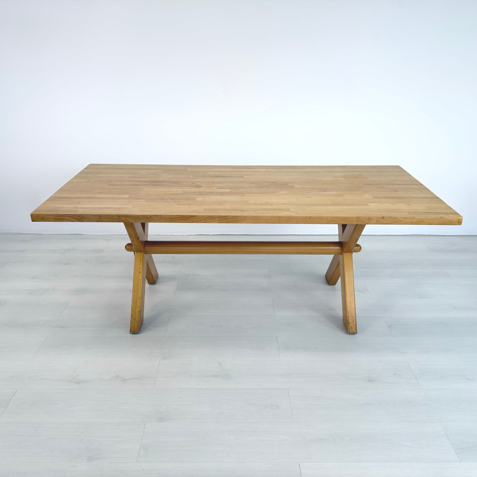 RUSTIC SCANDINAVIAN DINING TABLE - 4