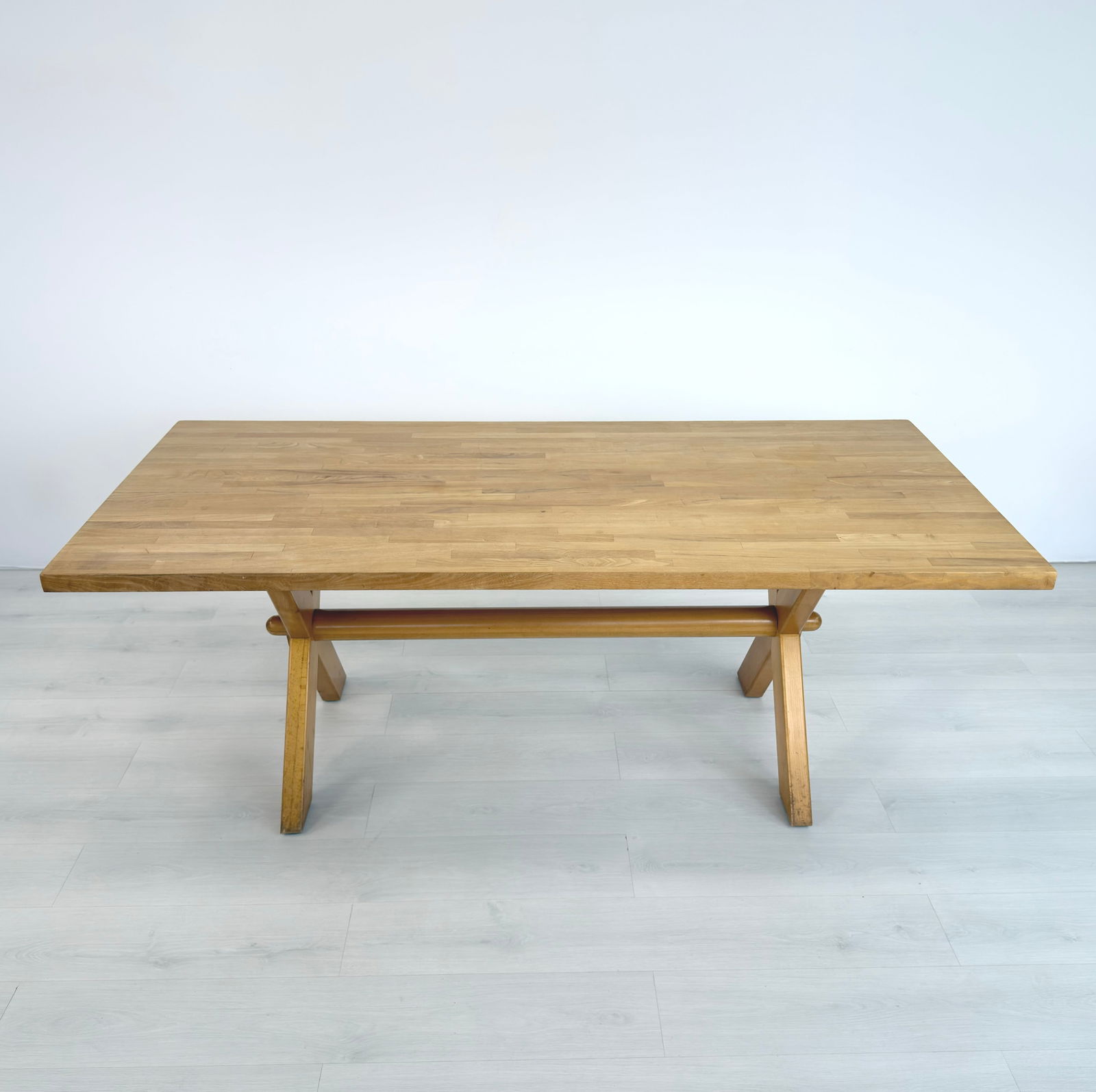 RUSTIC SCANDINAVIAN DINING TABLE - 5