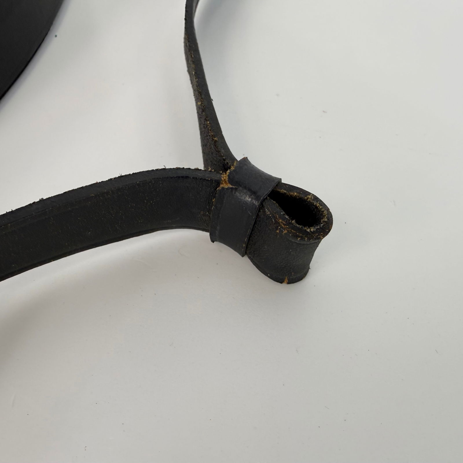 LEATHER MIRROR BY JACQUES ADNET - 11