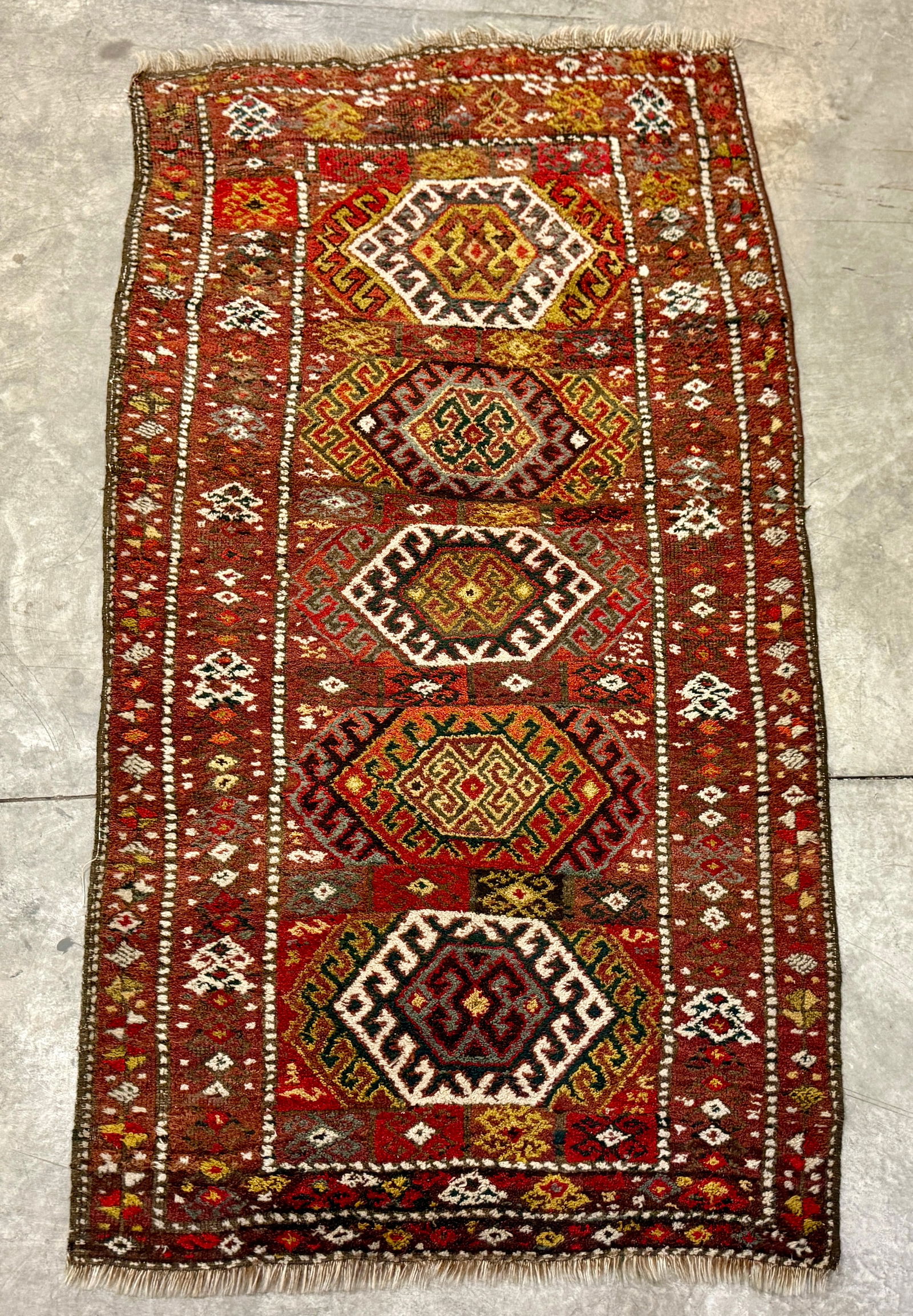ANTIQUE KAZAK WOOL RUG (1 of 10)