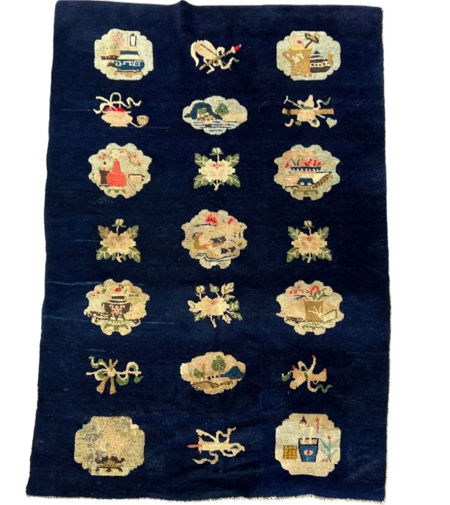 VINTAGE CHINESE ART DECO RUG (1 of 4)