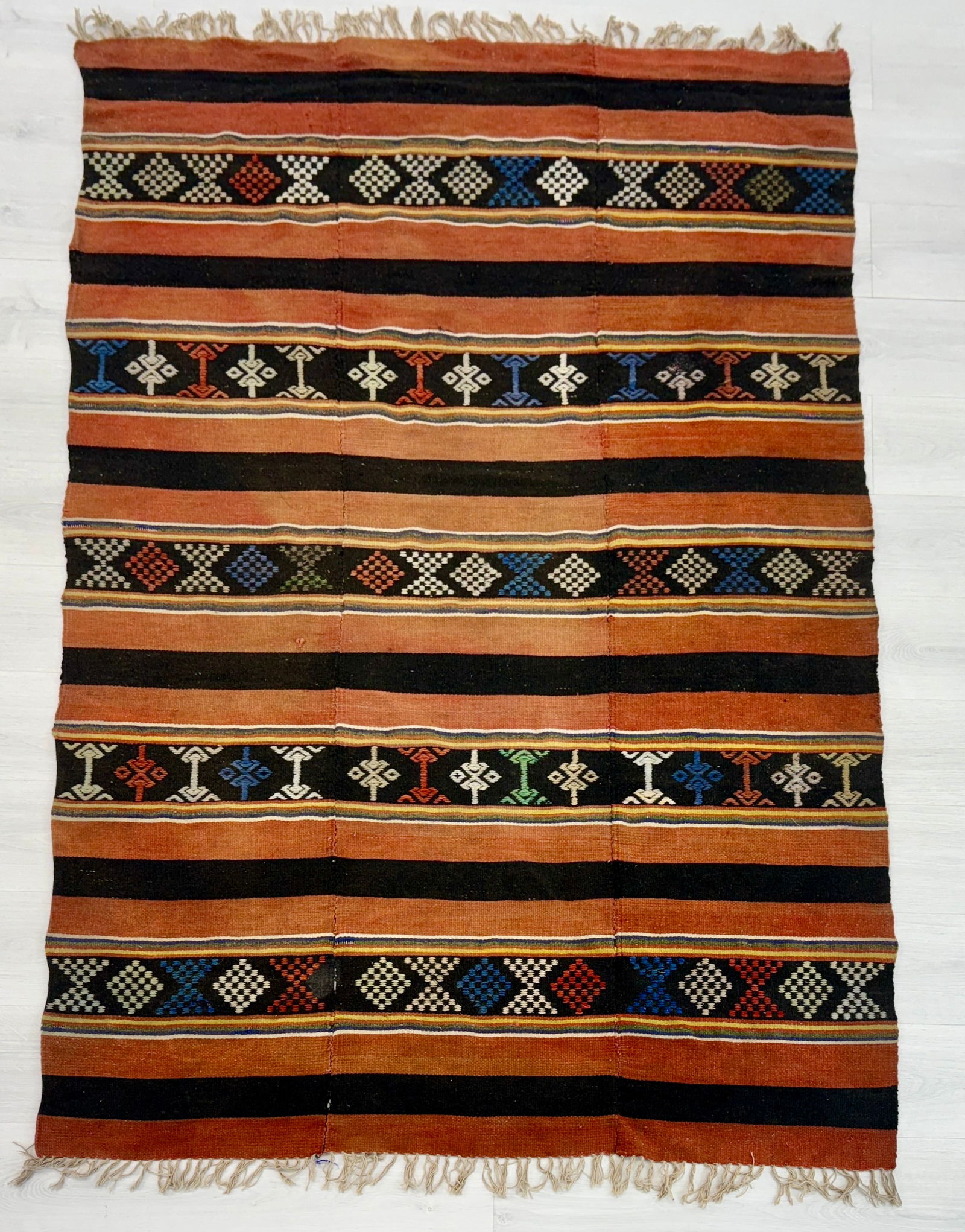 FINE NORTH AFRICAN FLATWEAVE RUG (1 of 7)