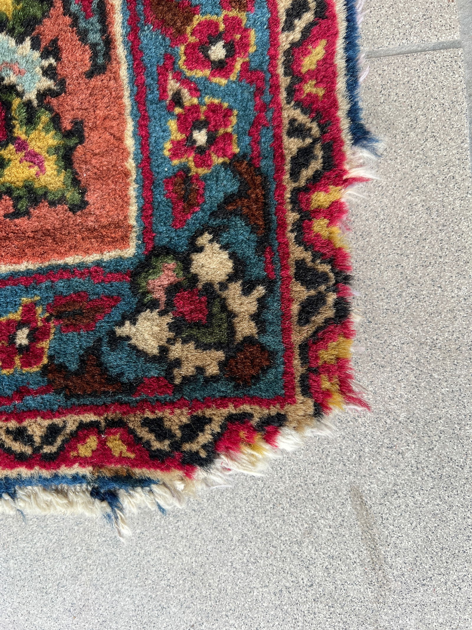 INDO-PERSIAN WOOL RUG - 12