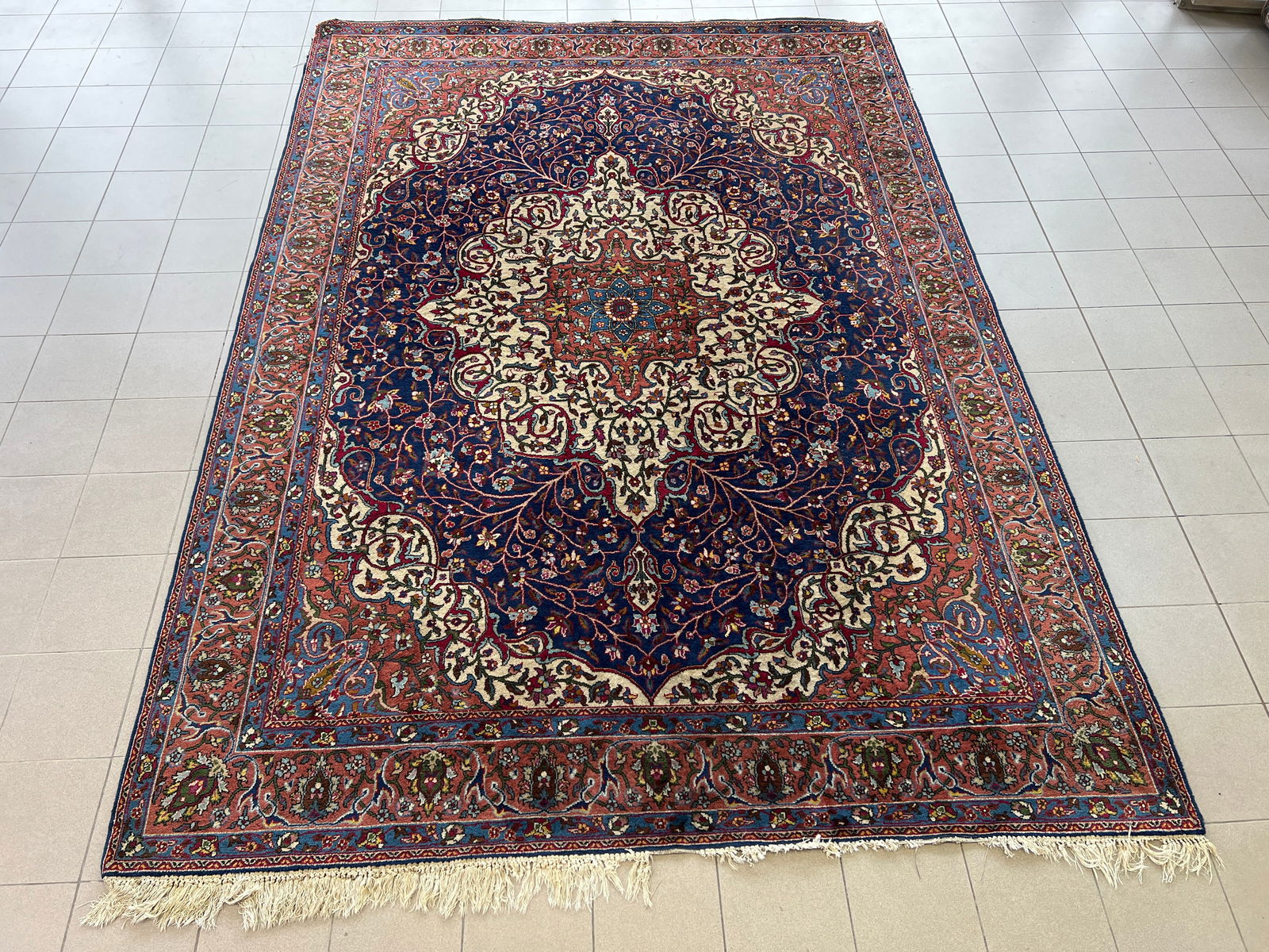 INDO-PERSIAN WOOL RUG - 2